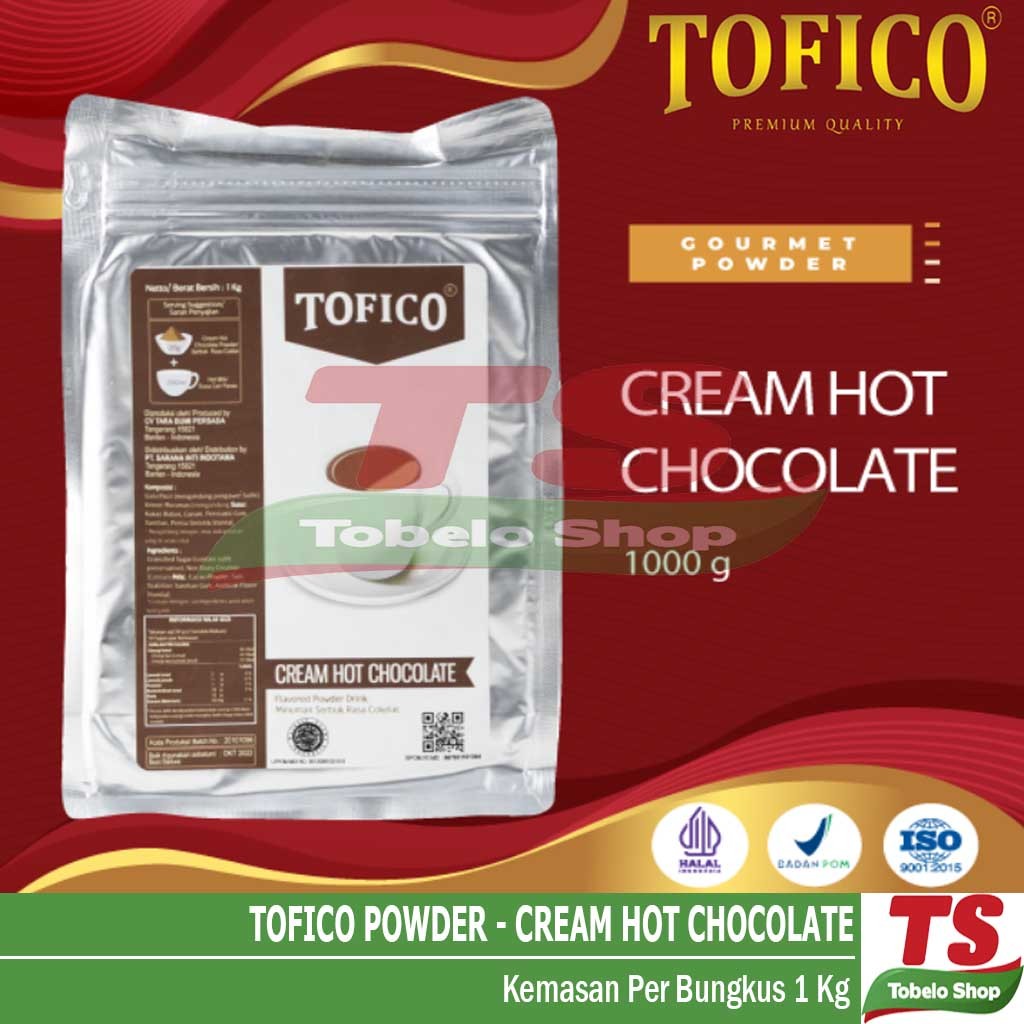 

TOFICO CREAM HOT CHOCOLATE POWDER / TOFICO POWDER CREAM HOT CHOCOLATE / BUBUK MINUMAN CREAM HOT CHOCOLATE / TOFICO POWDER CREAM HOT COKLAT / TOFICO CREAM HOT COKLAT POWDER