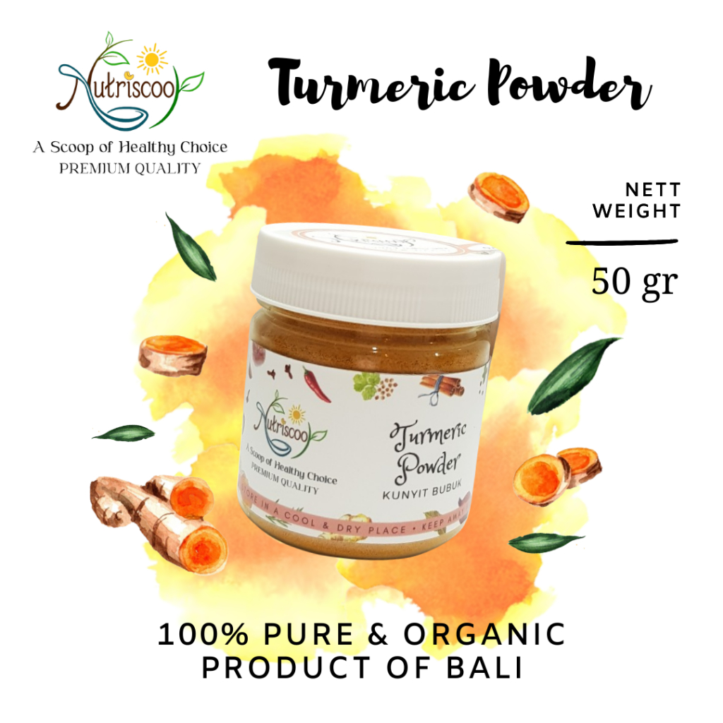 

PREMIUM Kunyit (Kunir) Kuning Bubuk/ Turmeric Powder, MURNI 100%