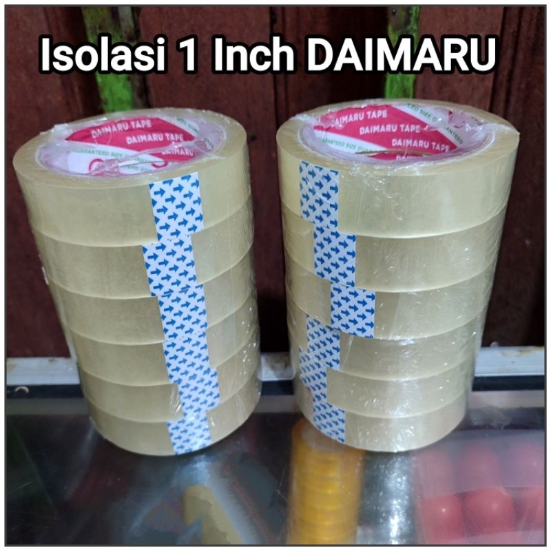

1 Slop Isolasi Kecil Bening 1 Inch Isi 6 Rol DAIMARU