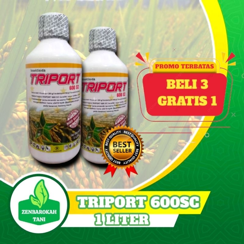 TRIPORT 600 SC INSEKTISIDA BAHAN AKTIFKLORFENAPIR IMIDAKLOROPID TIAMETOKSAM