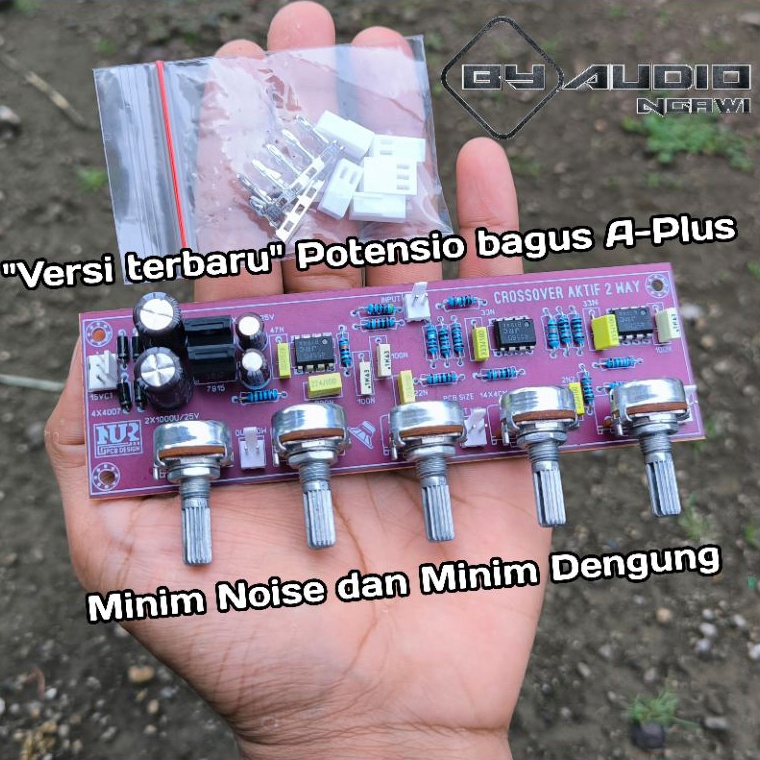 KODE D34L Crossover Aktif 2 Way Murah  Crossover  Crossover 2 way  Crossover BY Audio Ngawi