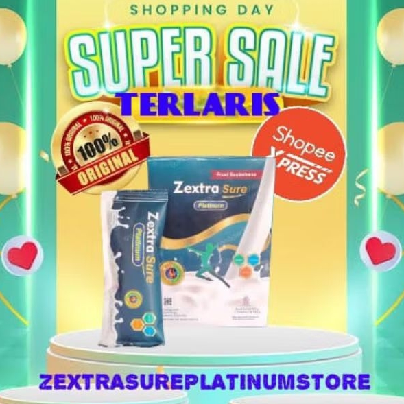 

ZEXTRA SURE PLATINUM ORIGINAL ATASI NYERI SENDI OTOT TULANG TOPCER