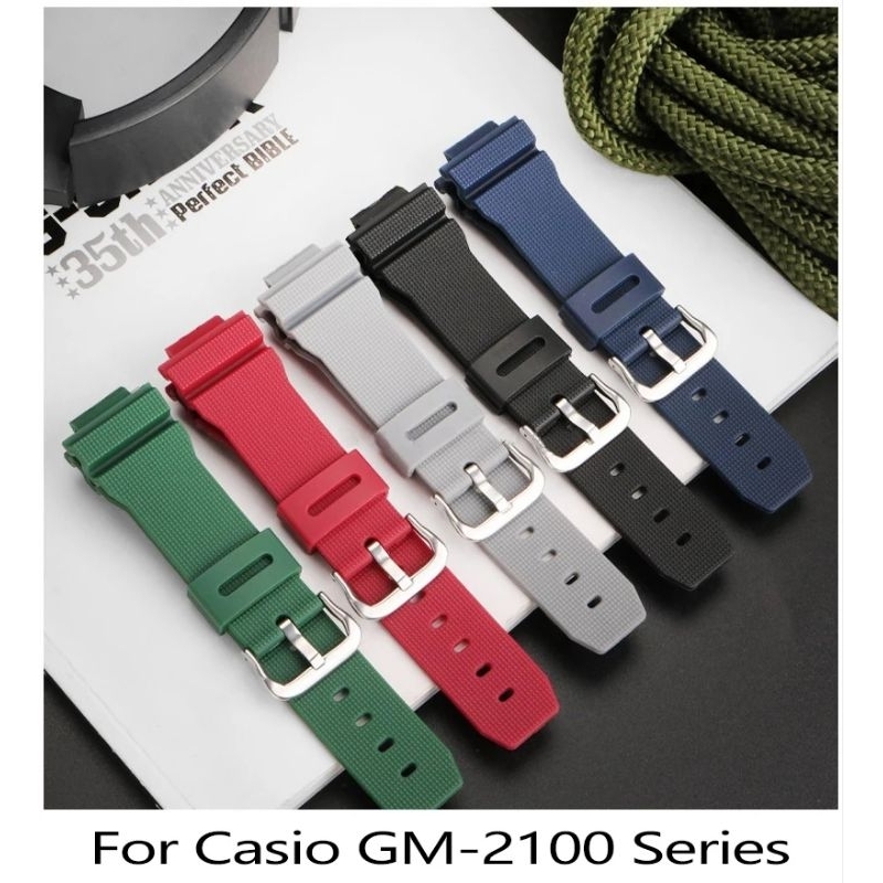Strap Tali Jam Tangan G-Shock GM 2100 GM-2100 GA-2100 GW-5000 Rubber Premium