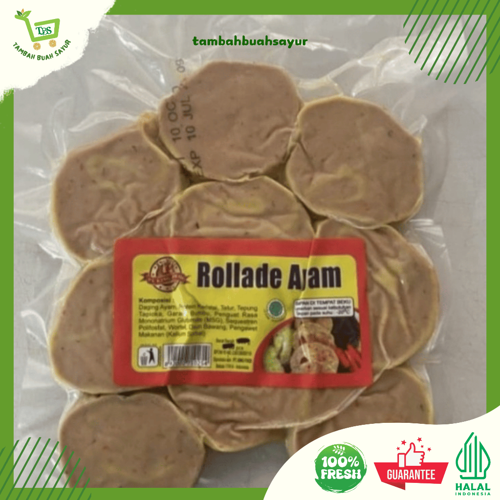 

KING ROLADE AYAM 225 GR | Tambah Buah Sayur