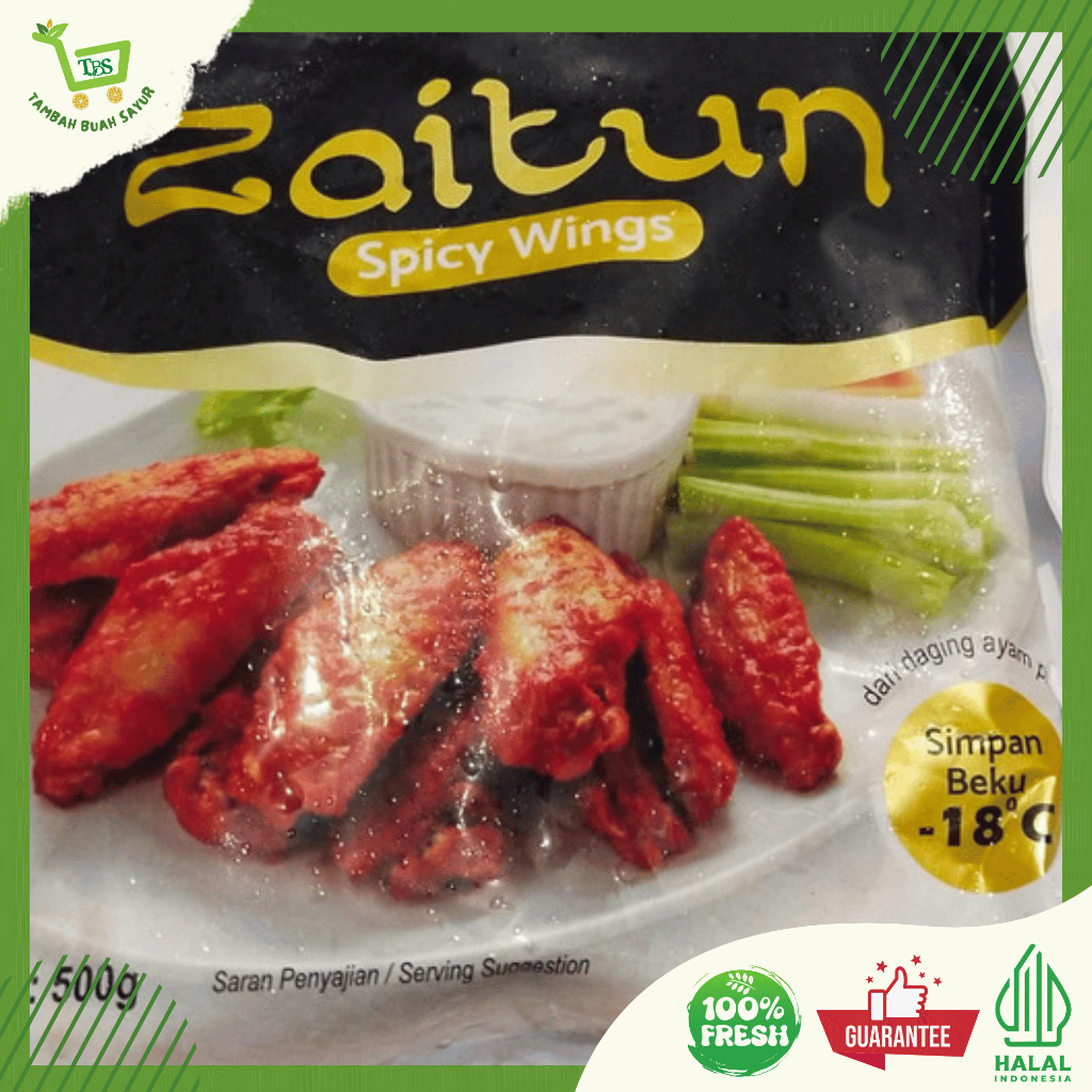 

ZAITUN SPICY WING 509 GR | Tambah Buah Sayur