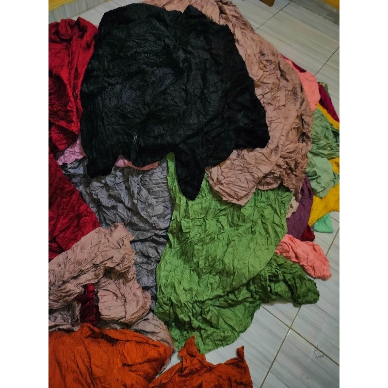 Kain Rayon twil polos kiloan