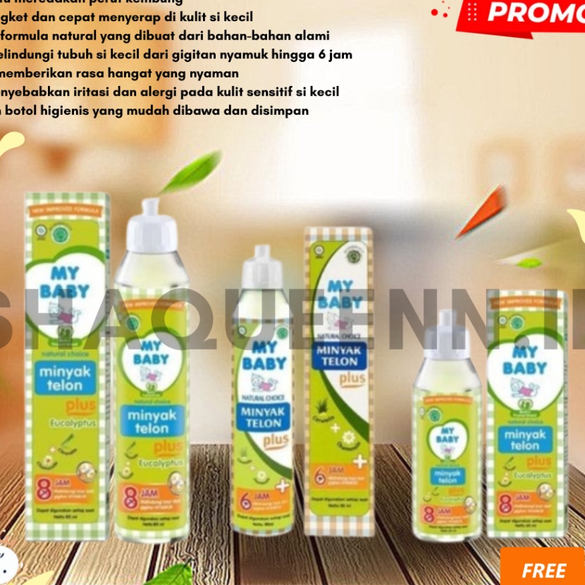 

Spesial My baby minyak telon 6ml 9ml 15ml 8 Jam Anti Nyamuk