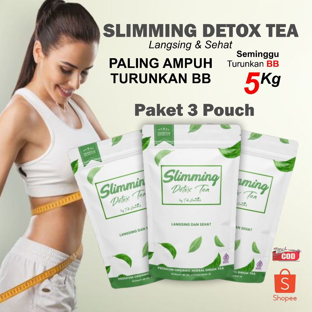 

3 Paket COD Slimming Detox Tea Teh Diet Langsing dan Sehat