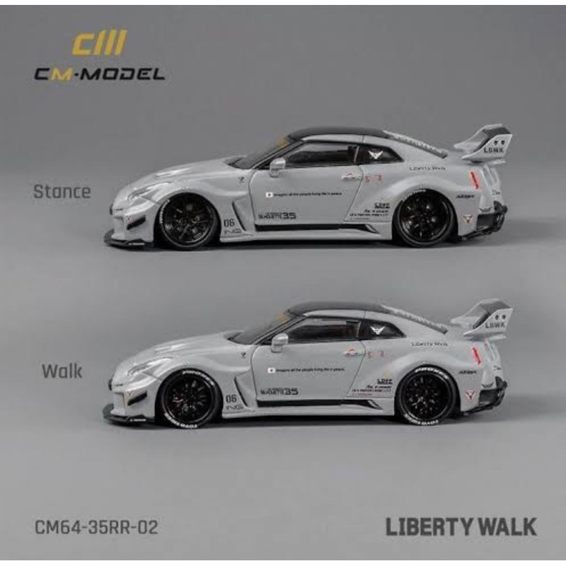 CM Model - LBWK Nissan GTR-R35 Grey Fighter (SEALED)