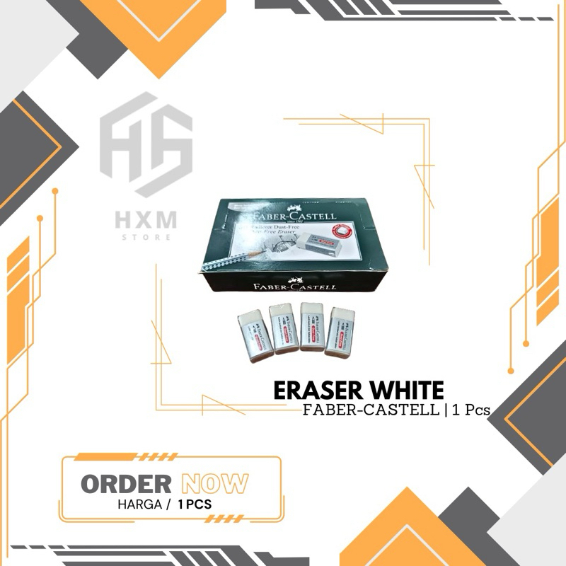 

Eraser / Penghapus FABER CASTELL White [1 Pcs]