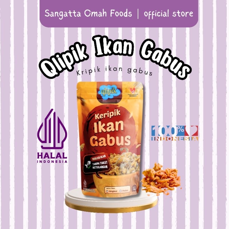 

Qlipik Ikan Gabus/Keripik Ikan Gabus/Kripik Ikan Gabus/Keripik Ikan Haruan/Kripik Ikan Haruan