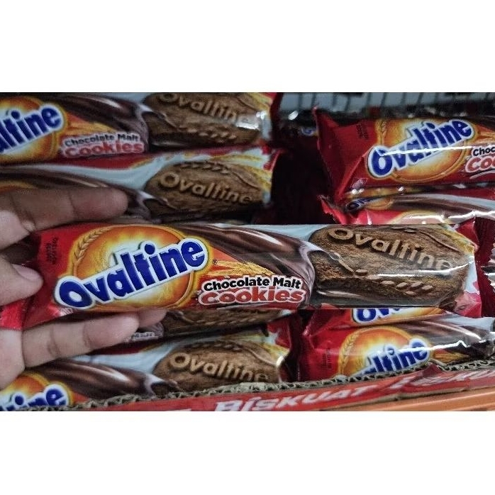 

ED 11.25 - ROLL 104GR - BISKUIT OVALTINE ROLL RASA COKLAT MALT / PCS 062890