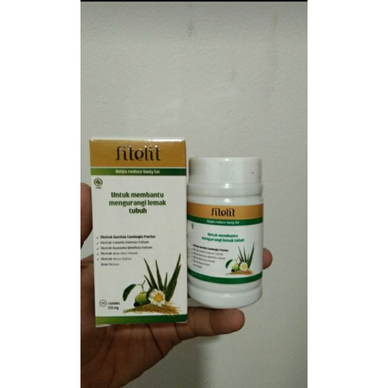 Fitelit Obat Diet Pelangsing Badan Herbal Original Resmi BPOM