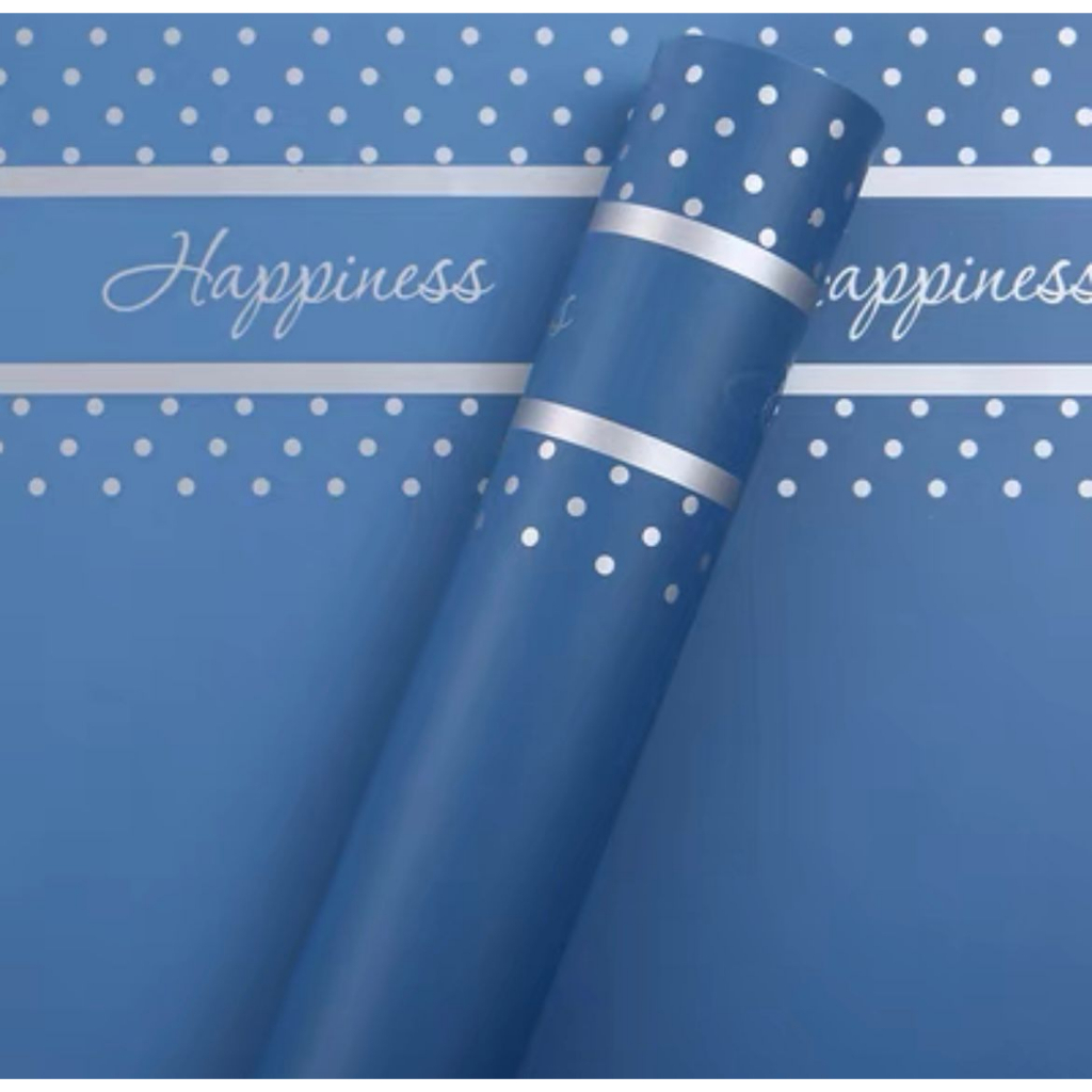 

AESTHETICFLORIST - (5LEMBAR) KERTAS HAPPINESS CELLOPHANE KERTAS BUKET IMPORT