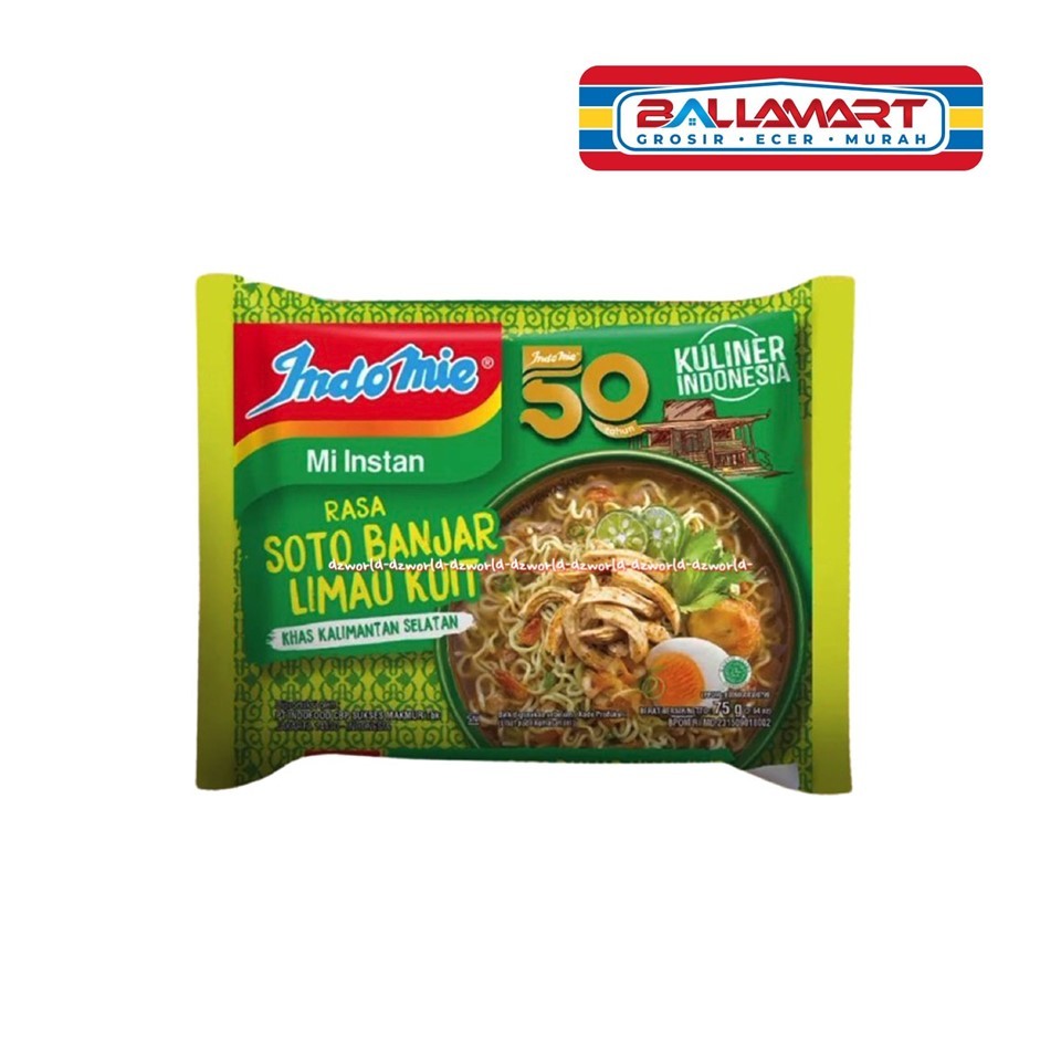 

INDOMIE RASA SOTO BANJAR LIMAU KUI 75G