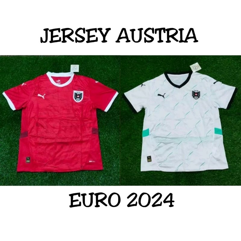 JERSEY BOLA GRADE ORI AUSTRIA EURO 2024