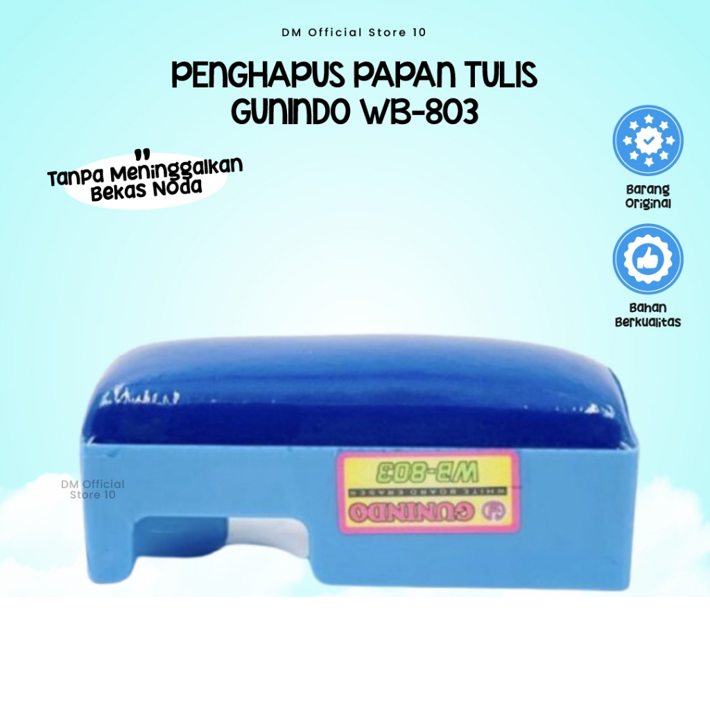 

Penghapus Papan Tulis White Board Eraser Gunindo Wb-803 Terlaris Termurah By Dm Store