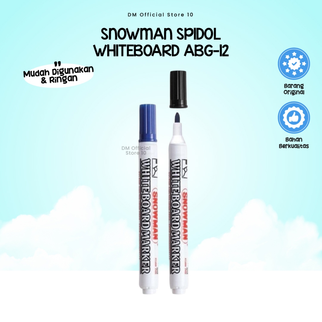 

Snowman Spidol Whiteboard Abg 12 Warna Alat Tulis Termurah Terlaris By Dm Store