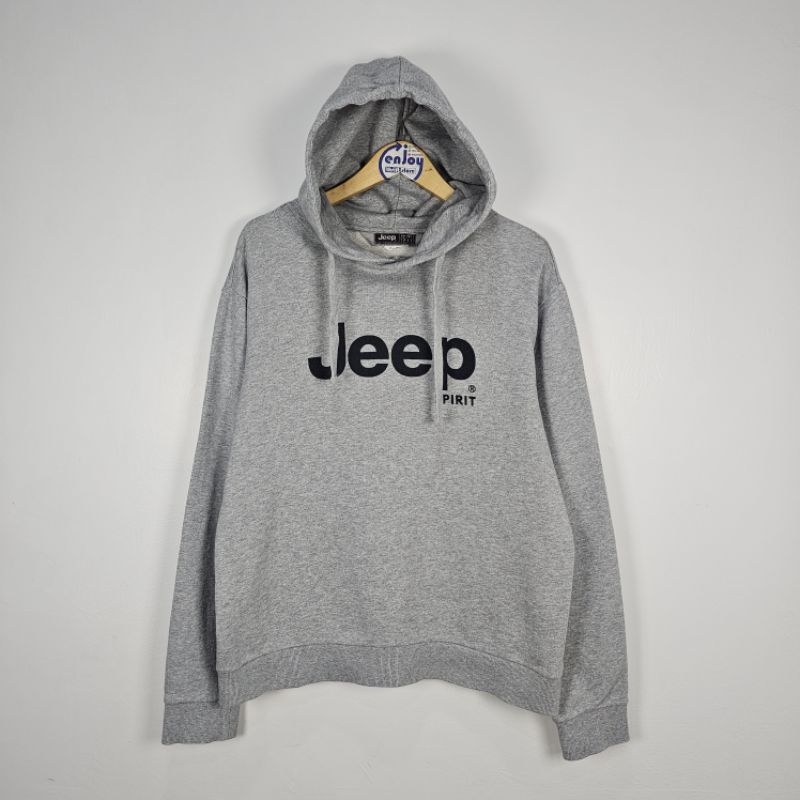 pullover hoodie JEEP spirit pria wanita sweater jacket preloved second