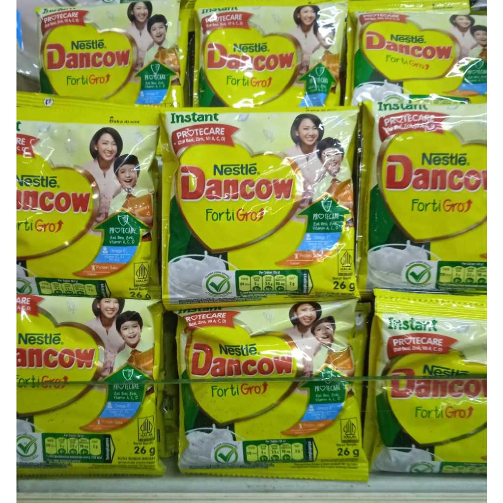 

Dancow Fortigrow Instan Plain Renteng Per5pcs 26gr