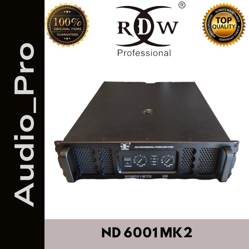 POWER AMPLIFIER RDW ND-6001 MK2