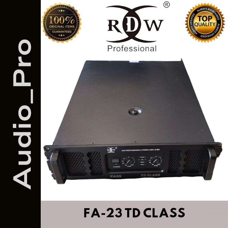 POWER AMPLIFIER RDW FA-23 / FA23 TD  CLASS