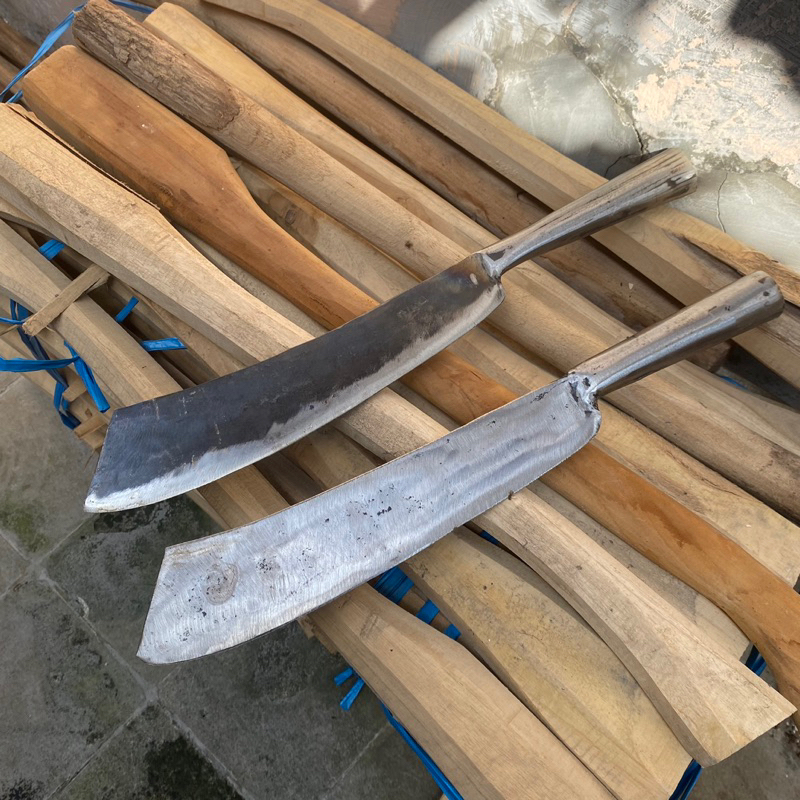 Pisau ranting Kayu bahan Baja Full besi - Pisau kelapa pisau bambu