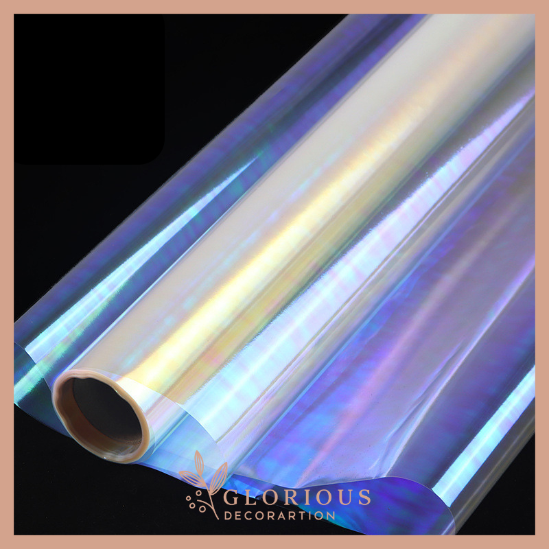 Kertas Hologram 57x57cm Kertas Buket Kertas Cellophane Buket Bunga