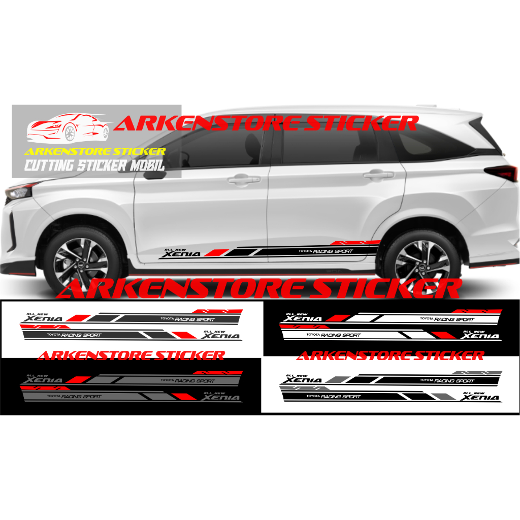Sticker toyota all new xenia sticker stiker mobil all new xenia sticker list all new xenia