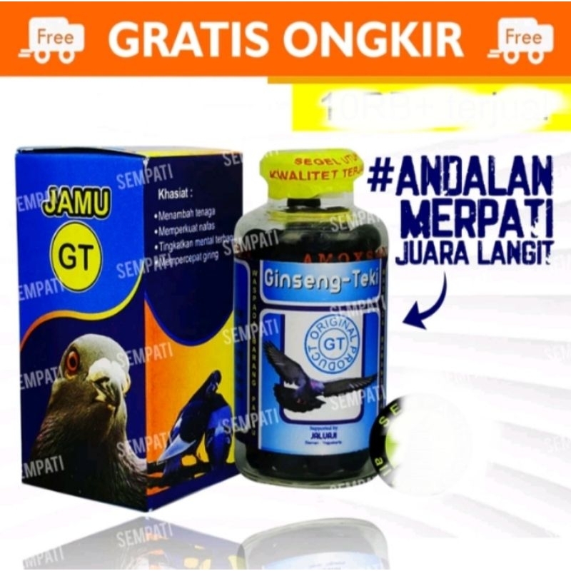 Ginseng Teki Doping Merpati Jamu Vitamin Obat Burung Merpati Balap Giring Keras Merpati Kolong Dara 