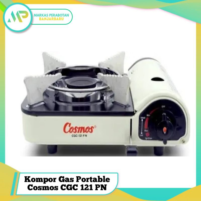 Kompor Gas Portable Cosmos CGC 121 PN / Kompor Portable 2 in 1 / Kompor Camping