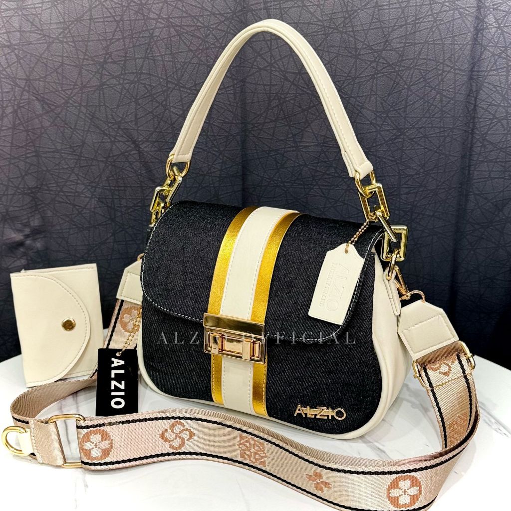 [READY STOK] ALZIO - tas selempang pesta korean bag style sling bag - ALZIO JERRY BAG 3RUANG