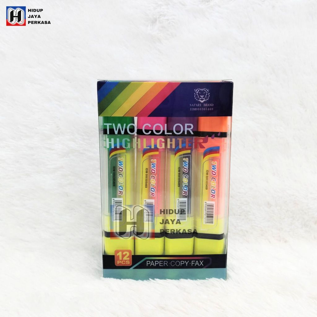 

HIGHLIGHTER TWO COLOUR SAFARI/ STABILO PEN 2 WARNA SAFAR