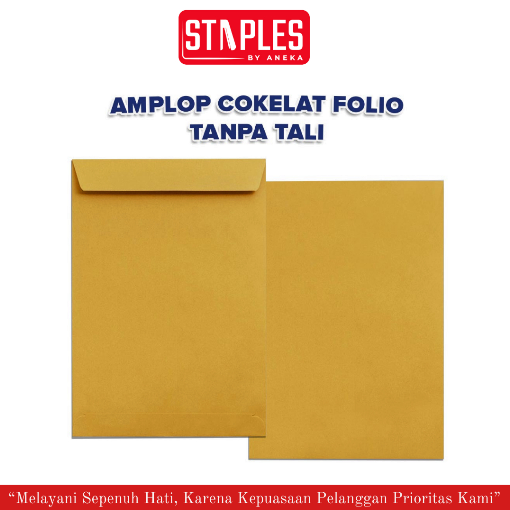 

Amplop Coklat Folio / Amplop Coklat Ukuran F4