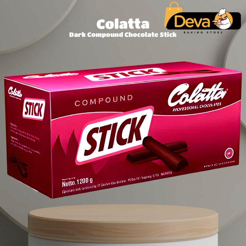 

Colatta Dark Compound Stick - Colatta Coklat Stik 1.2kg