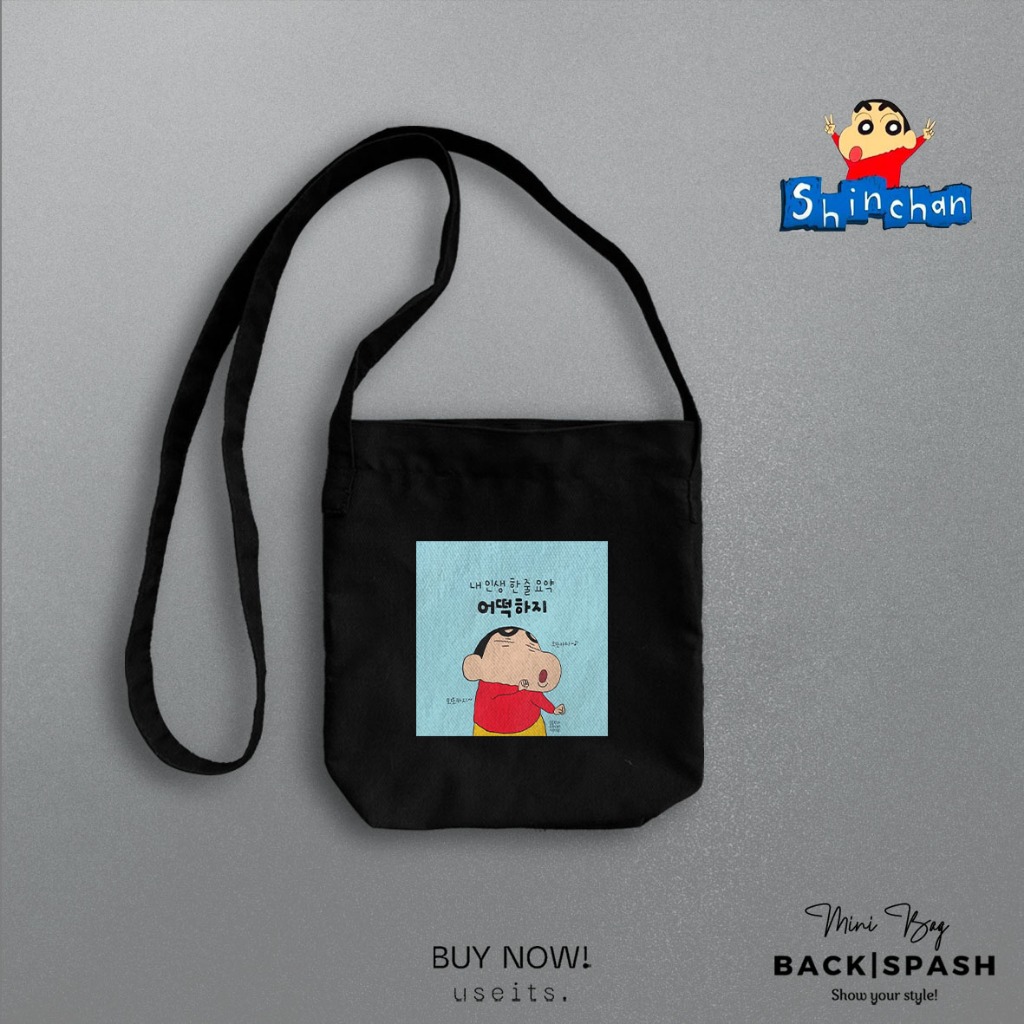 Tas Selempang Mini Sling Bag Shinchan Mini Bag Kartun SHINCHAN MSB1