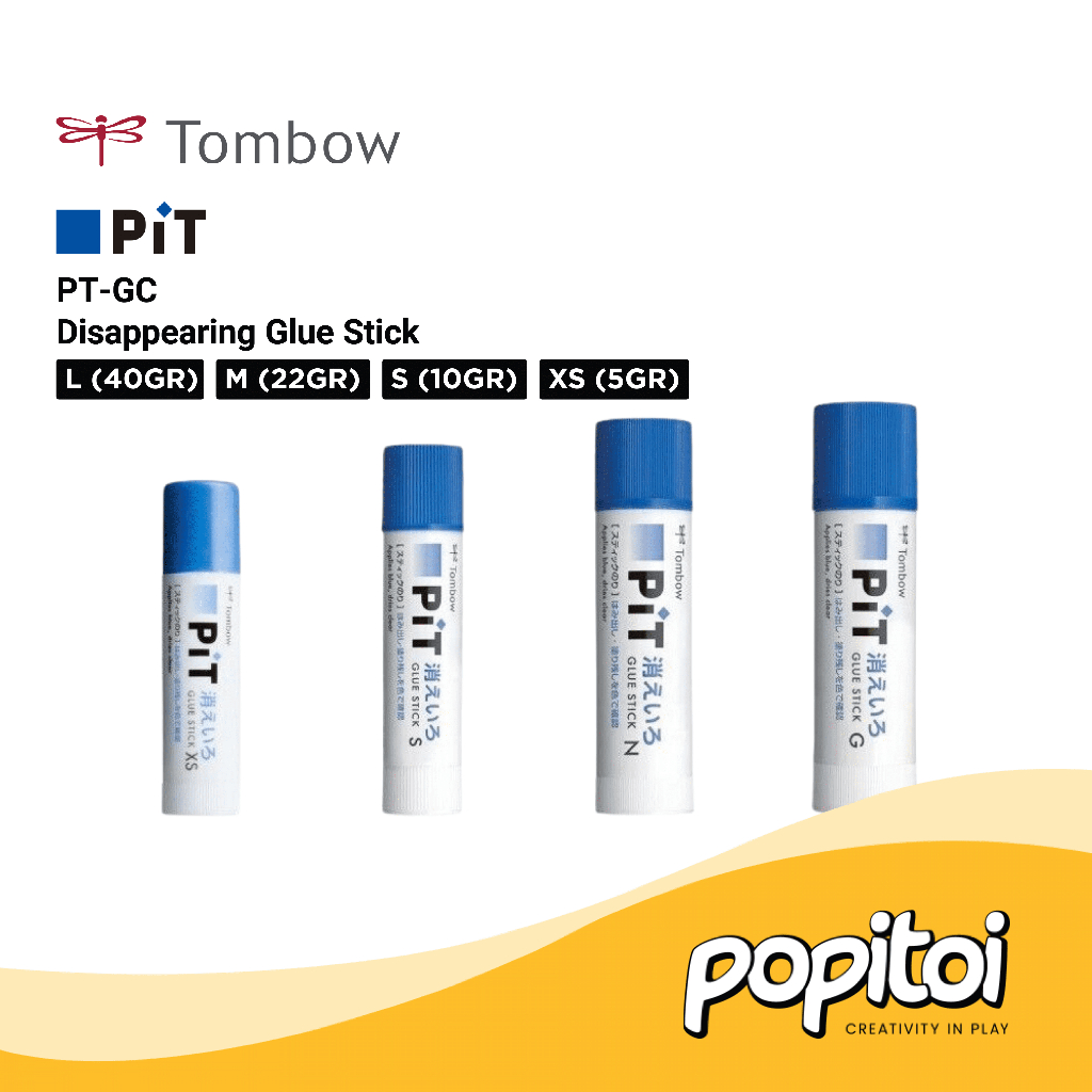 

Tombow PIT Wrinkle Free High Power Disappearing Glue Stick Lem