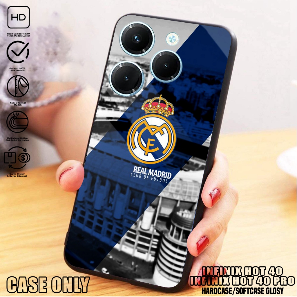 Case  INFINIX HOT 40 / INFINIX HOT 40 PRO  - Casing INFINIX HOT 40 / INFINIX HOT 40 PRO [ FTBL ] Sil