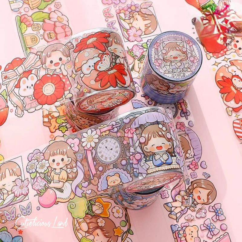 

CutieliciousLand | STICKER - Sticker Roll / Sticker Momo / Sticker Washi Tape / Sticker Roll Momo / Washi Tape Momo