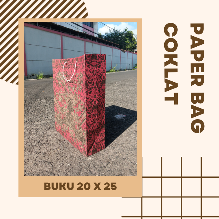 

Tas kertas/ Paperbag batik buku (20x25)