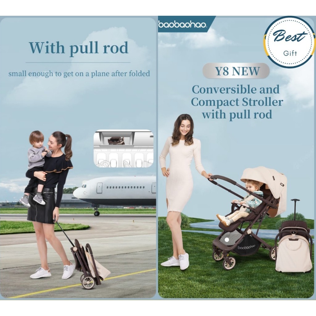 Stroller Baobaohao Y8 Cabin Size