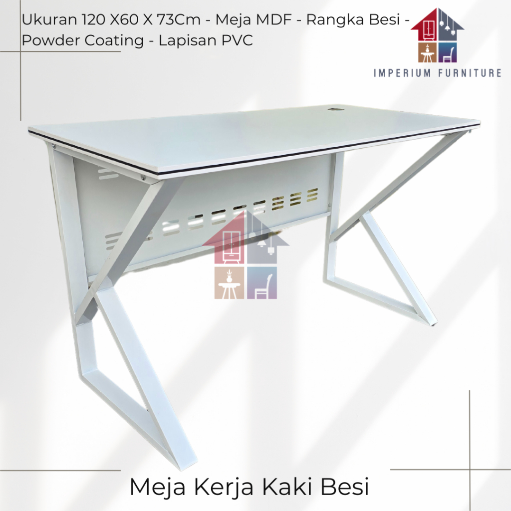 Meja Kerja / Meja Kantor / Meja Gaming / Meja Kerja Besi / Meja Kantor Besi / Meja Tulis / Meja Bela