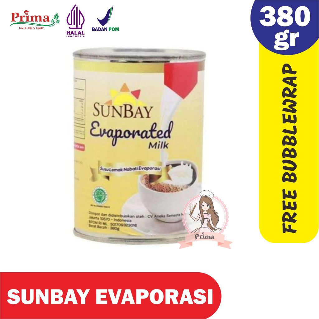 

Susu Evaporasi - Sunbay - 380gr