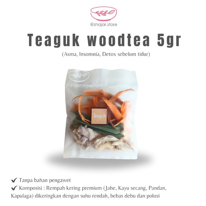 

Teaguk Woodtea 5gr//Rimpang ala JSR