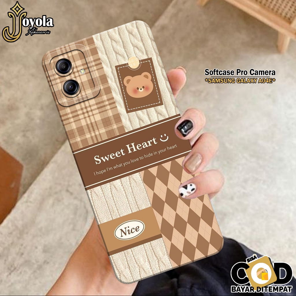 Case Samsung Galaxy A04E - JOYOLA - Case Kartun - Softcase Samsung Galaxy A04E - Pro Camera - Casing