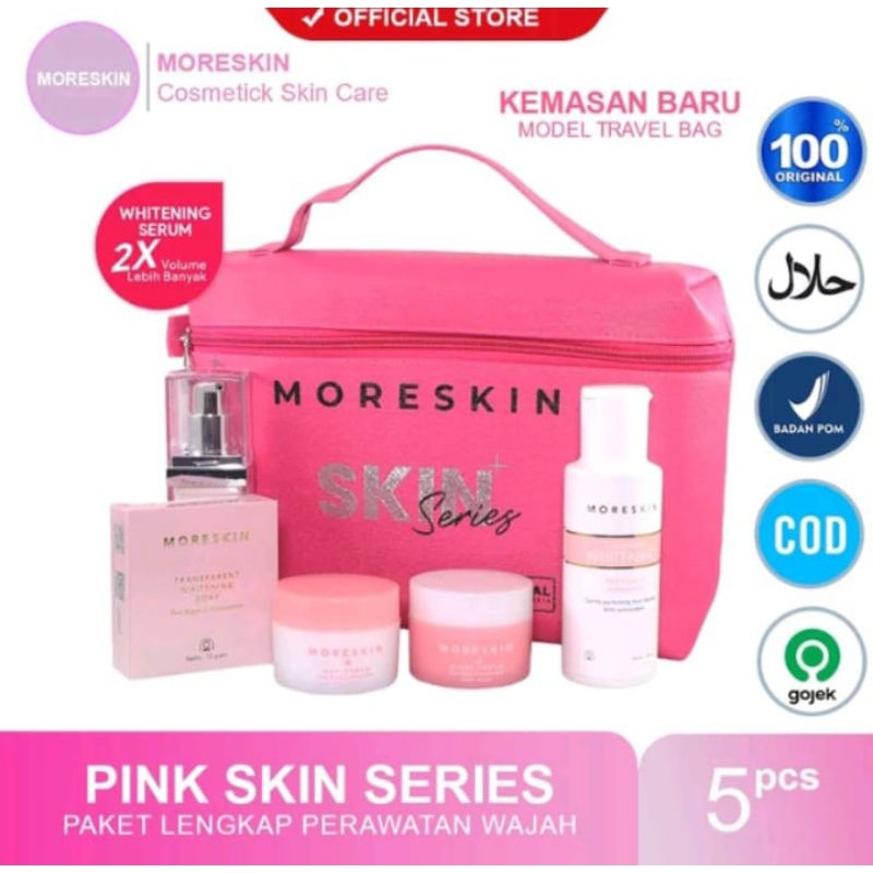 Moreskin pink kemasan baru - Moreskin pink series box - Moreskin pink - Moreskin pink nasa - Moreski