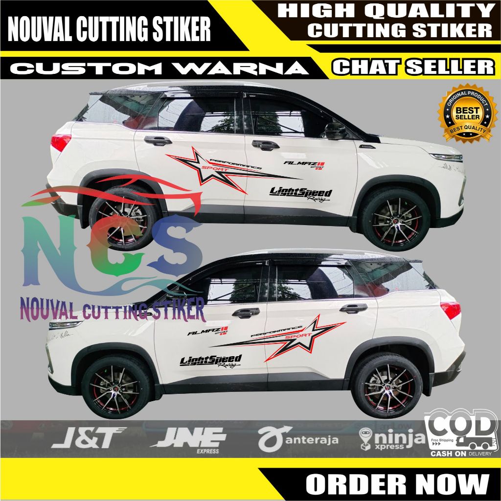 Terbaru Cutting Sticker Almaz Stiker Promo Wuling Almaz