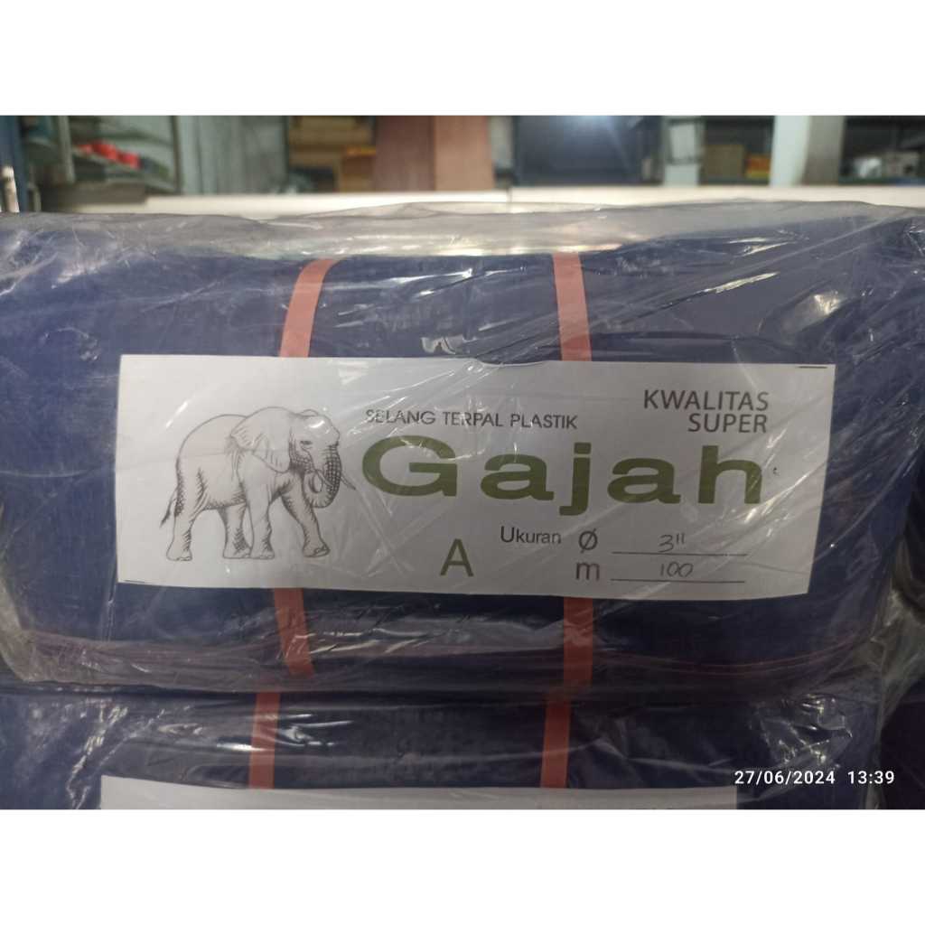 Selang Terpal Plastik 3 Inch Panjang 100 Meter KUALITAS TEBAL