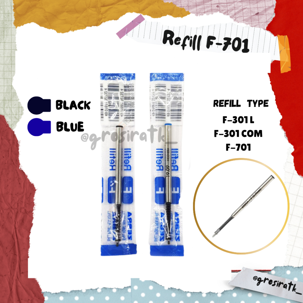 

Zebra Refill F 07MM Best Seller / Refill Zebra F 701