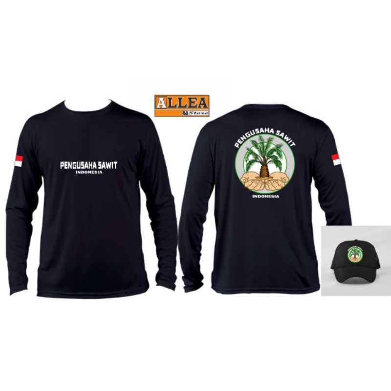 KAOS BAJU KOMUNITAS PETANI SAWIT/PEKERJA SAWIT/KULI SAWIT/PENGUSAHA SAWIT INDONESIA, LENGAN PANJANG 